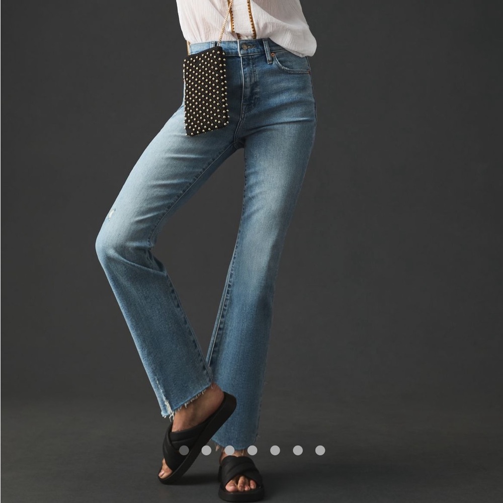 Pistola Lennon High-Rise Cropped Bootcut Jeans